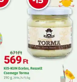 Herbaház Kis-kun ecetes, reszelt csemege torma ajánlat