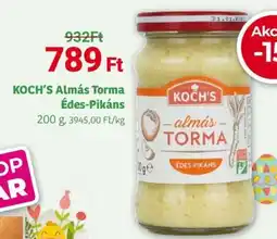 Herbaház Koch's almás torma édes-pikáns ajánlat