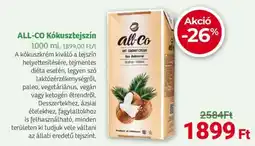 Herbaház All-co kókusztejszín ajánlat