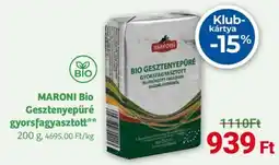 Herbaház Maroni bio gesztenyepüré gyorsfagyasztott ajánlat