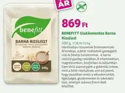 Herbaház Benefitt gluténmentes barna rizsliszt ajánlat