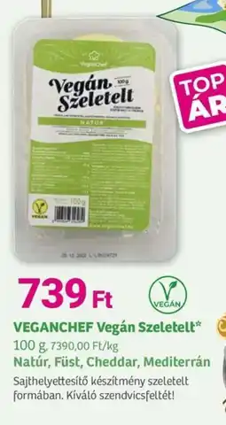 Herbaház Veganchef vegán szeletelt ajánlat