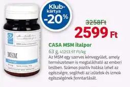 Herbaház Casa msm italpor ajánlat