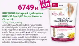 Herbaház Interherb kollagén & hyaluronsav intense porcépítő italpor narancs- citrus ízű ajánlat