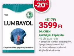 Herbaház Dr.chen lumbayol kapszula ajánlat