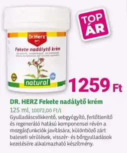 Herbaház Dr. herz fekete nadálytő krém ajánlat