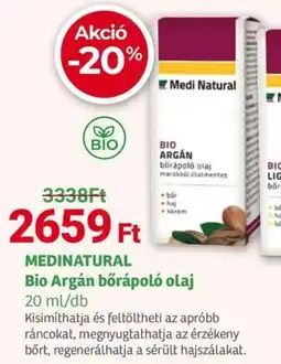 Herbaház Medinatural bio argán bőrápoló olaj ajánlat