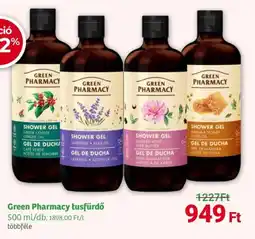 Herbaház Green pharmacy tusfürdő ajánlat