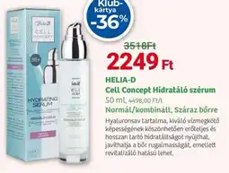 Herbaház Helia-d cell concept hidratáló szérum ajánlat