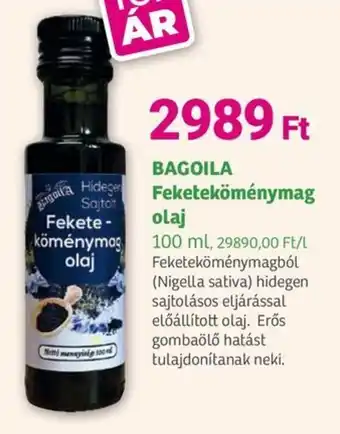 Herbaház Bagoila feketeköménymag olaj ajánlat