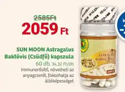 Herbaház Sun moon astragalus baktövis (csüdfű) kapszula ajánlat