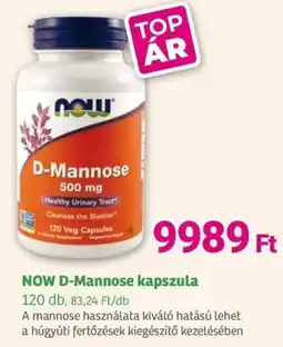 Herbaház Now d-mannose kapszula ajánlat
