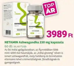 Herbaház Netamin ashwagandha kapszula ajánlat