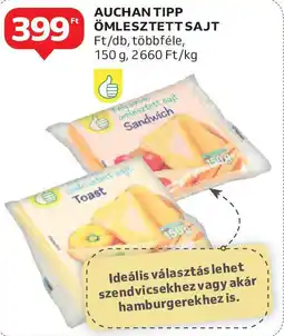 Auchan Auchan Tipp omlesztett sajt ajánlat