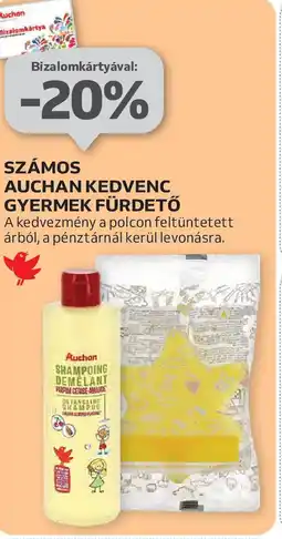 Auchan Számos Auchan Kedvenc gyermek fürdető ajánlat