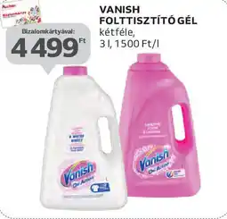 Auchan Vanish folttisztító gél ajánlat