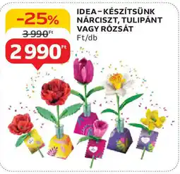 Auchan Idea-készítsünk nárciszt, tulipánt, rózsát ajánlat