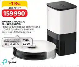 Auchan TP-link tapo RV30 plus porszívó ajánlat