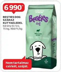 Auchan BESTIES DOG SZÁRAZ KUTYAELEDEL ajánlat