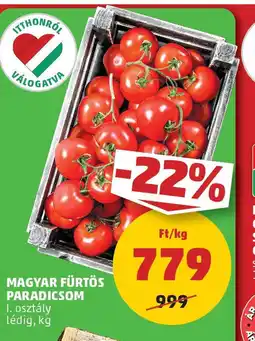 PENNY Magyar fürtös paradicsom ajánlat