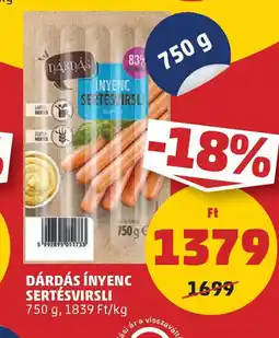 PENNY Dárdás ínyenc sertésvirsli ajánlat