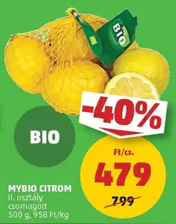 PENNY Mybio citrom ajánlat