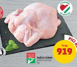 PENNY Egész csirke ajánlat