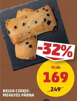 PENNY Belga csokis- meggyes párna ajánlat