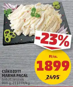 PENNY Csíkozott marha pacal ajánlat