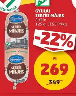 PENNY Gyulai sertés májas ajánlat
