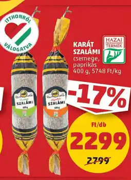 PENNY Karát szalámi ajánlat