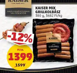 PENNY Kaiser mix grillkolbász ajánlat