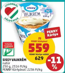 PENNY Sissy vajkrém ajánlat