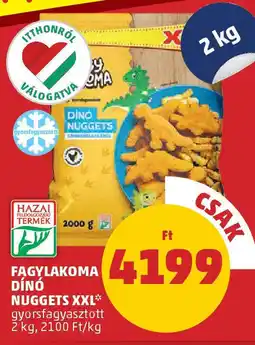 PENNY Fagylakoma dínó nuggets xxl ajánlat