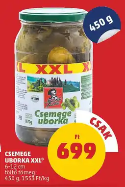PENNY Csemege uborka xxl ajánlat