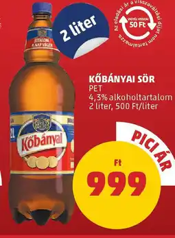 PENNY Kőbányai sör ajánlat