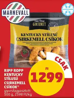 PENNY Ripp ropp kentucky stílusú csirkemell csíkok ajánlat