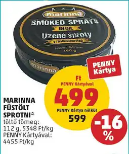 PENNY MARINNA FÜSTÖLT SPROTNI ajánlat