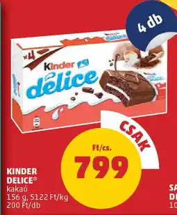 PENNY Kinder delice ajánlat