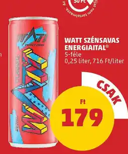 PENNY Watt szénsavas energiaital ajánlat