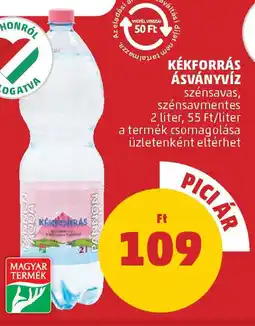 PENNY Kékforrás ásványvíz ajánlat
