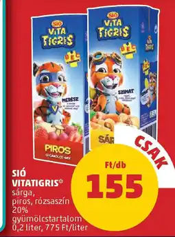 PENNY Sió vitatigris ajánlat