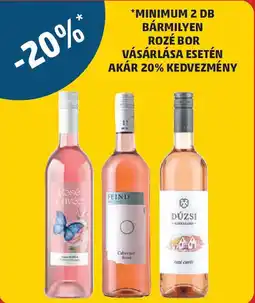 PENNY Minimum 2 db bármilyen rozé bor vásárlása esetén ajánlat