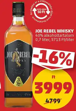 PENNY Joe rebel whisky ajánlat