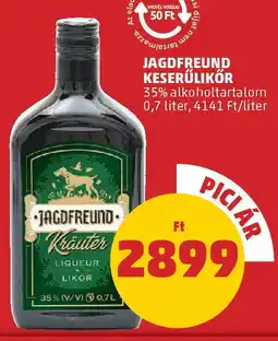 PENNY Jagdfreund keserűlikőr ajánlat