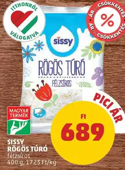 PENNY Sissy rögös túró ajánlat
