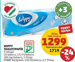 PENNY Wippy toalettpapír ajánlat