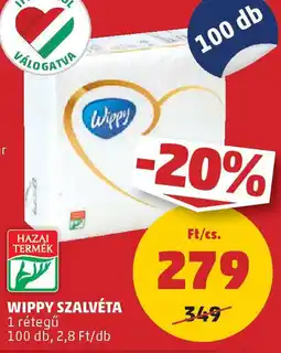 PENNY Wippy szalvéta ajánlat
