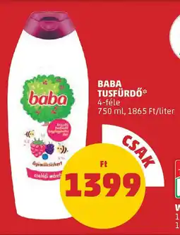 PENNY Baba tusfürdő ajánlat
