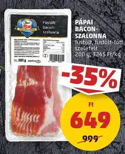 PENNY Pápai bacon- szalonna ajánlat